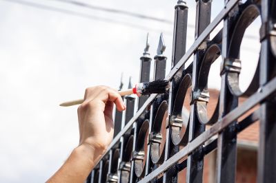 Wrought Iron Fence Washing